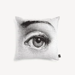Fornasetti Cuscini^Cuscino Tema E Variazioni N.397 Bianco Nero