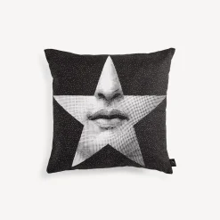 Fornasetti Cuscini^Cuscino Tema E Variazioni N.381 Bianco Nero