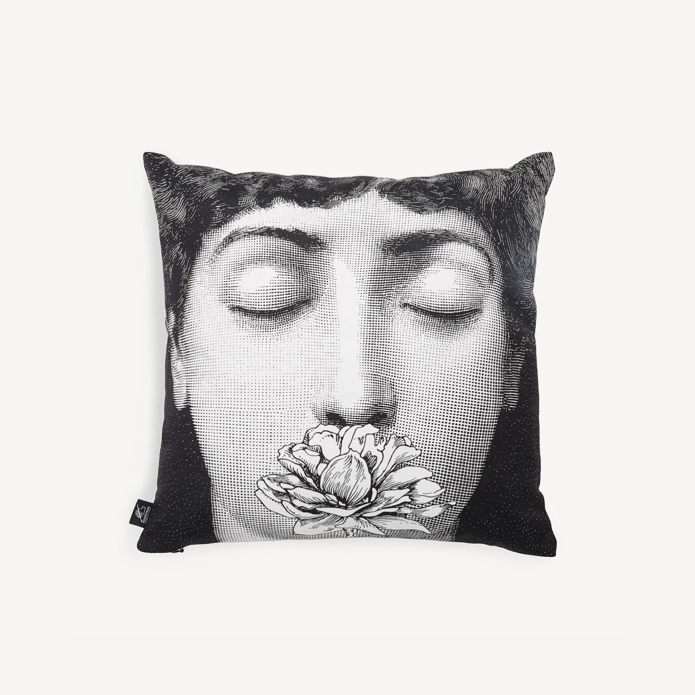 Fornasetti Cuscini^Cuscino Tema E Variazioni N. 393 Bianco Nero