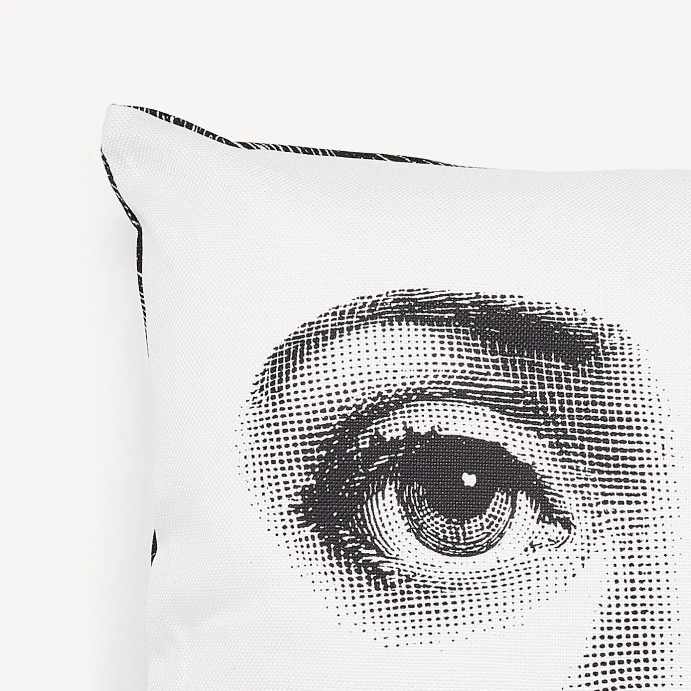 Fornasetti Cuscini^Cuscino Tema E Variazioni N. 393 Bianco Nero