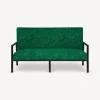 Fornasetti Salotti^Divano Da Esterno Malachite Verde/Nero