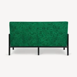 Fornasetti Salotti^Divano Da Esterno Malachite Verde/Nero