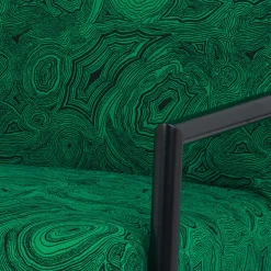 Fornasetti Salotti^Divano Da Esterno Malachite Verde/Nero