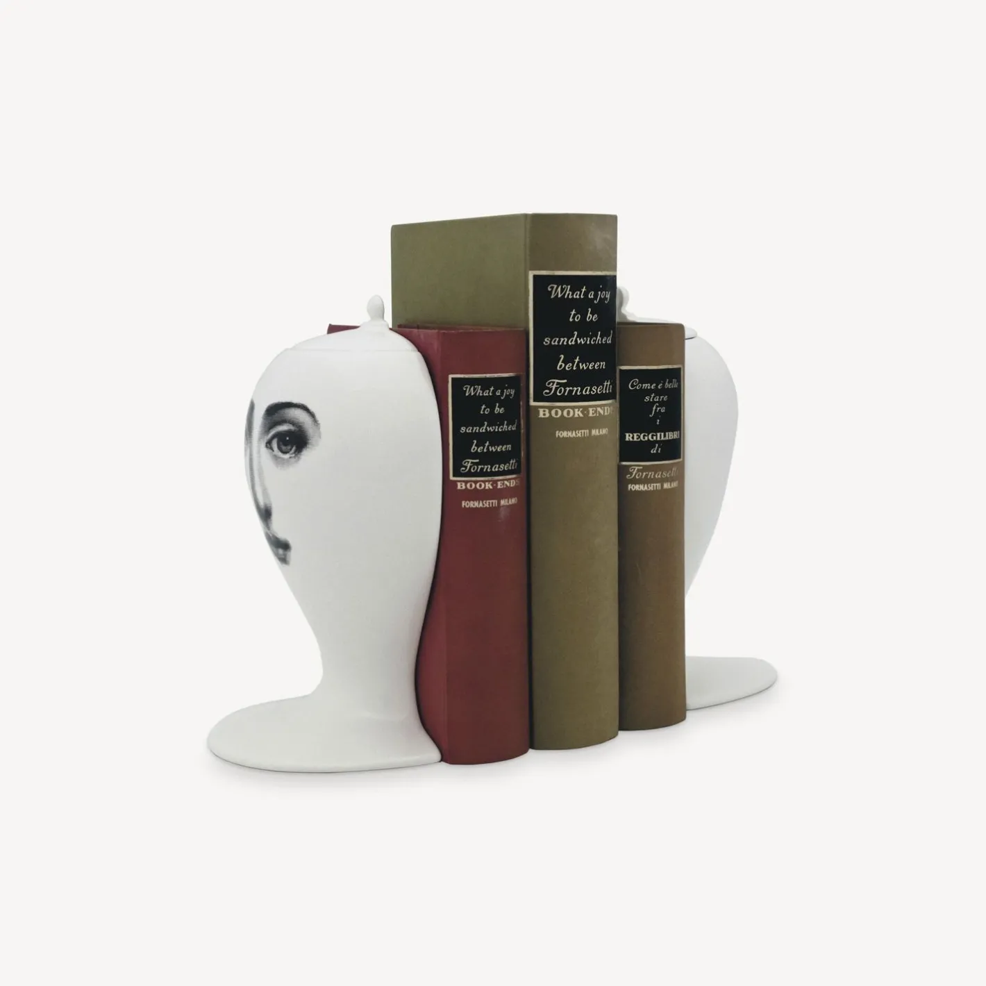 Fornasetti Fermalibri^Fermalibri Bianco Nero