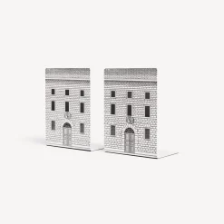 Fornasetti Fermalibri^Fermalibri Architettura Bianco Nero