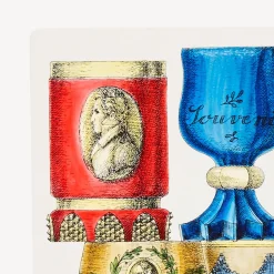 Fornasetti Fermalibri^Fermalibri Bicchieri Di Boemia Multicolore