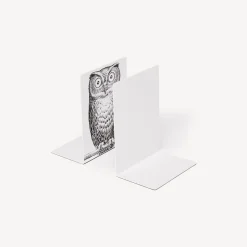 Fornasetti Fermalibri^Fermalibri Civetta Bianco Nero