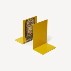 Fornasetti Fermalibri^Fermalibri Civetta Bianco/Nero/Giallo