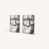 Fornasetti Fermalibri^Fermalibri Leone Bianco Nero