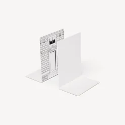 Fornasetti Fermalibri^Fermalibri Porta Bianco Nero