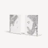 Fornasetti Fermalibri^Fermalibri Profili Bianco Nero