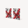 Fornasetti Fermalibri^Fermalibri Regalo Tema E Variazioni N.171 Bianco/Nero/Rosso