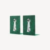 Fornasetti Fermalibri^Fermalibri Serratura Su Malachite Verde/Bianco/Nero