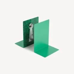 Fornasetti Fermalibri^Fermalibri Serratura Su Malachite Verde/Bianco/Nero