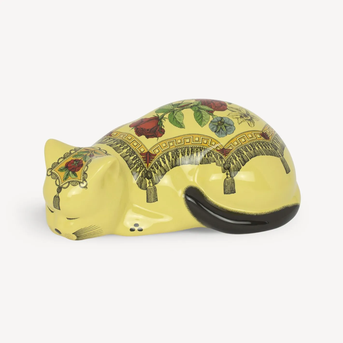 Fornasetti Gatti In Ceramica^Gatto Mantellato Multicolore