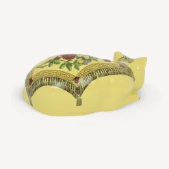 Fornasetti Gatti In Ceramica^Gatto Mantellato Multicolore
