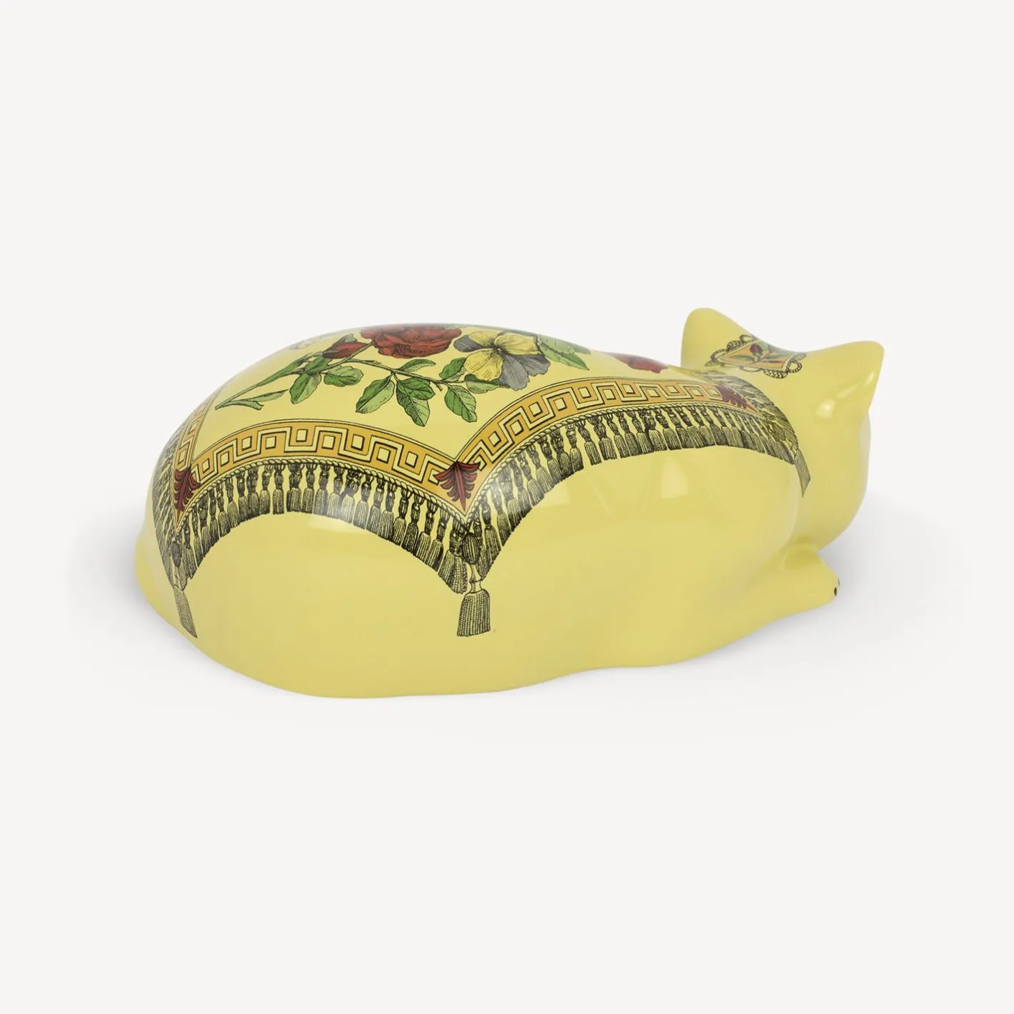Fornasetti Gatti In Ceramica^Gatto Mantellato Multicolore