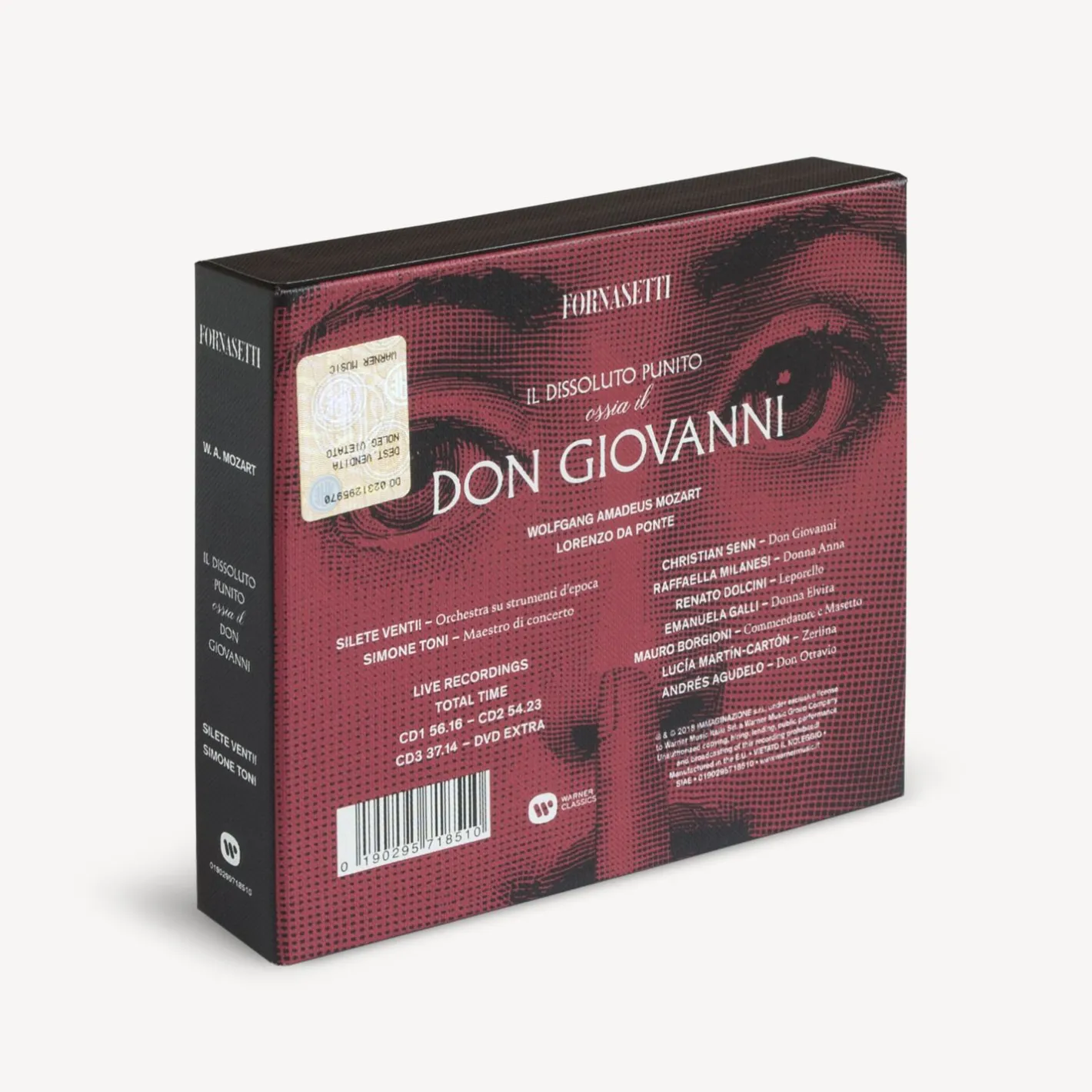 Fornasetti Libri^Il Dissoluto Punito Ossia Il Don Giovanni - Box 3Cd E 1Dvd Rosso/Bianco/Nero