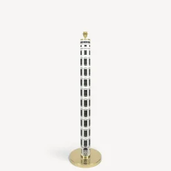 Fornasetti Lampade E Paralumi^Lampada Da Terra Architettura Bianco Nero