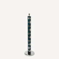 Fornasetti Lampade E Paralumi^Lampada Da Terra Giro Di Conchiglie Argento/Blu