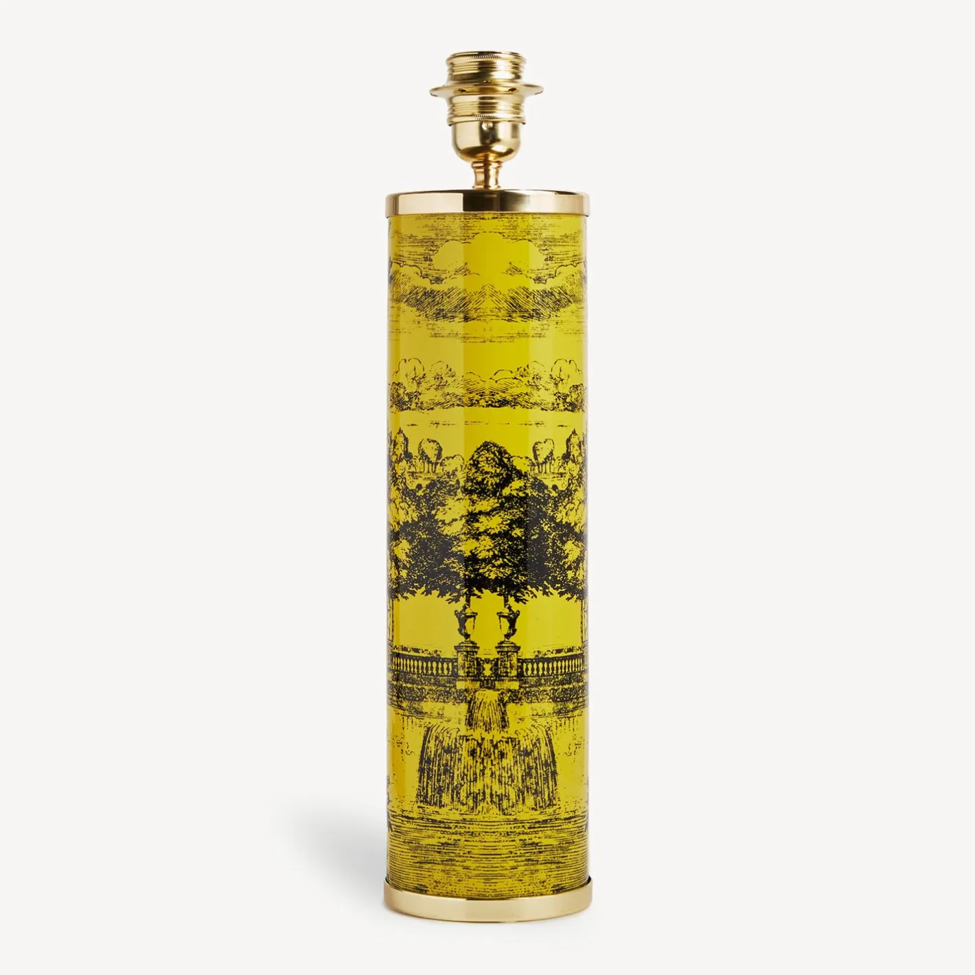 Fornasetti Lampade E Paralumi^Lampada Giardino Settecentesco Nero Giallo
