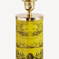 Fornasetti Lampade E Paralumi^Lampada Giardino Settecentesco Nero Giallo