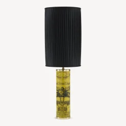 Fornasetti Lampade E Paralumi^Lampada Giardino Settecentesco Nero Giallo