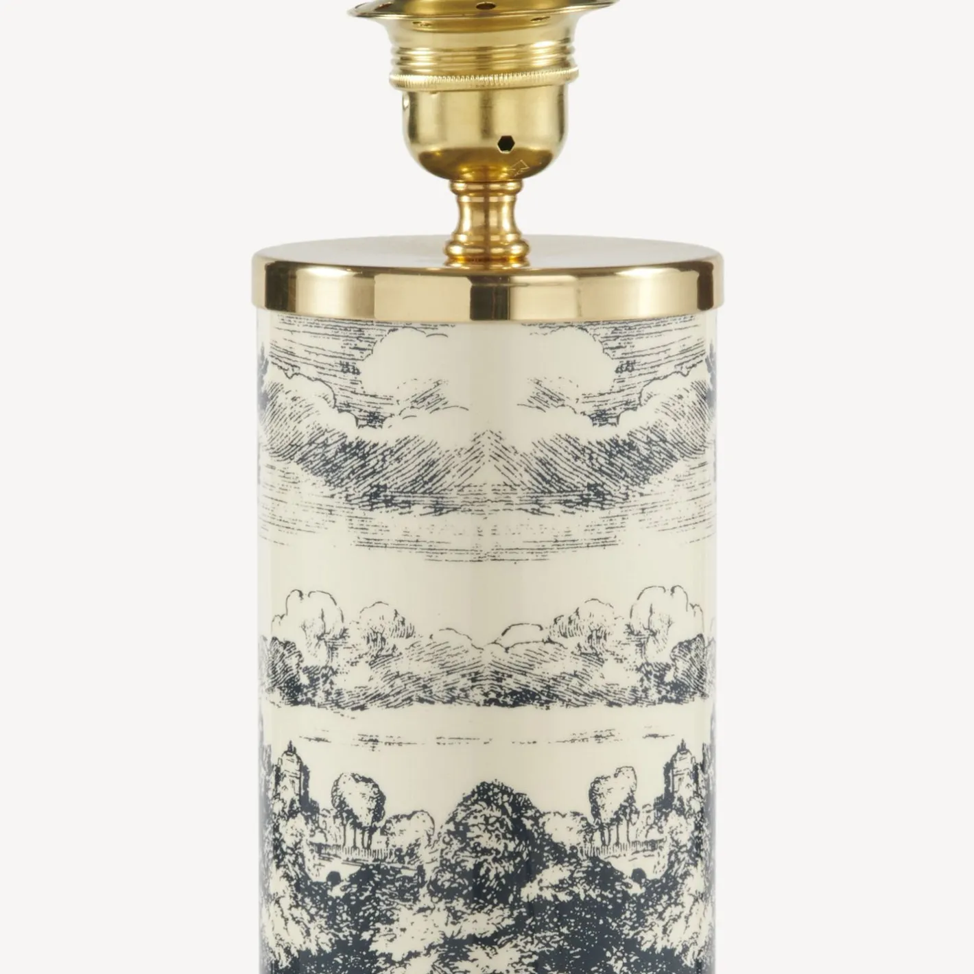 Fornasetti Lampade E Paralumi^Lampada Giardino Settecentesco Blu/Avorio