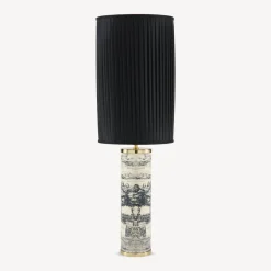 Fornasetti Lampade E Paralumi^Lampada Giardino Settecentesco Blu/Avorio