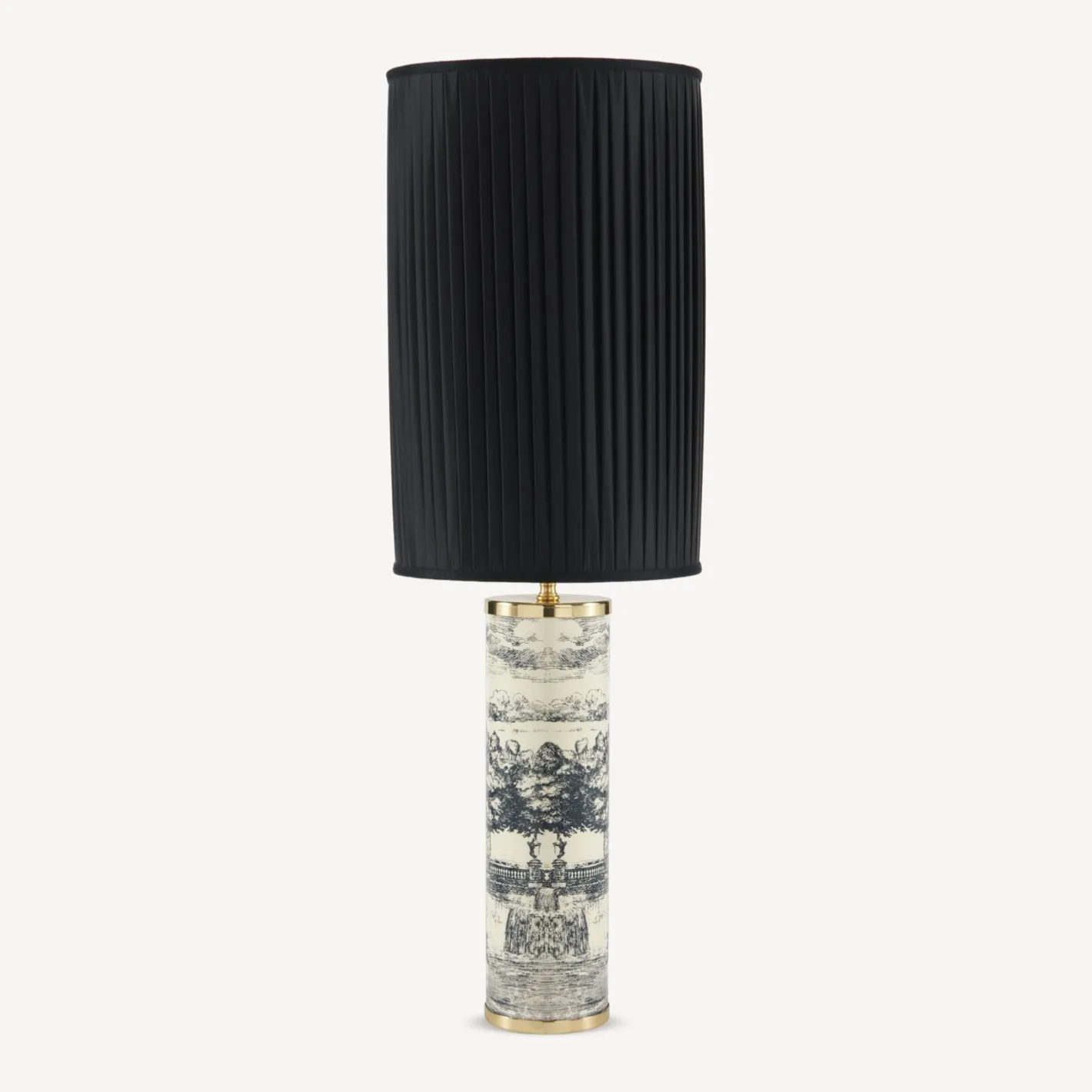 Fornasetti Lampade E Paralumi^Lampada Giardino Settecentesco Blu/Avorio