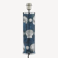 Fornasetti Lampade E Paralumi^Lampada Giro Di Conchiglie Argento/Blu