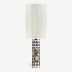 Fornasetti Lampade E Paralumi^Lampada Musciarabia Con Rose Multicolore