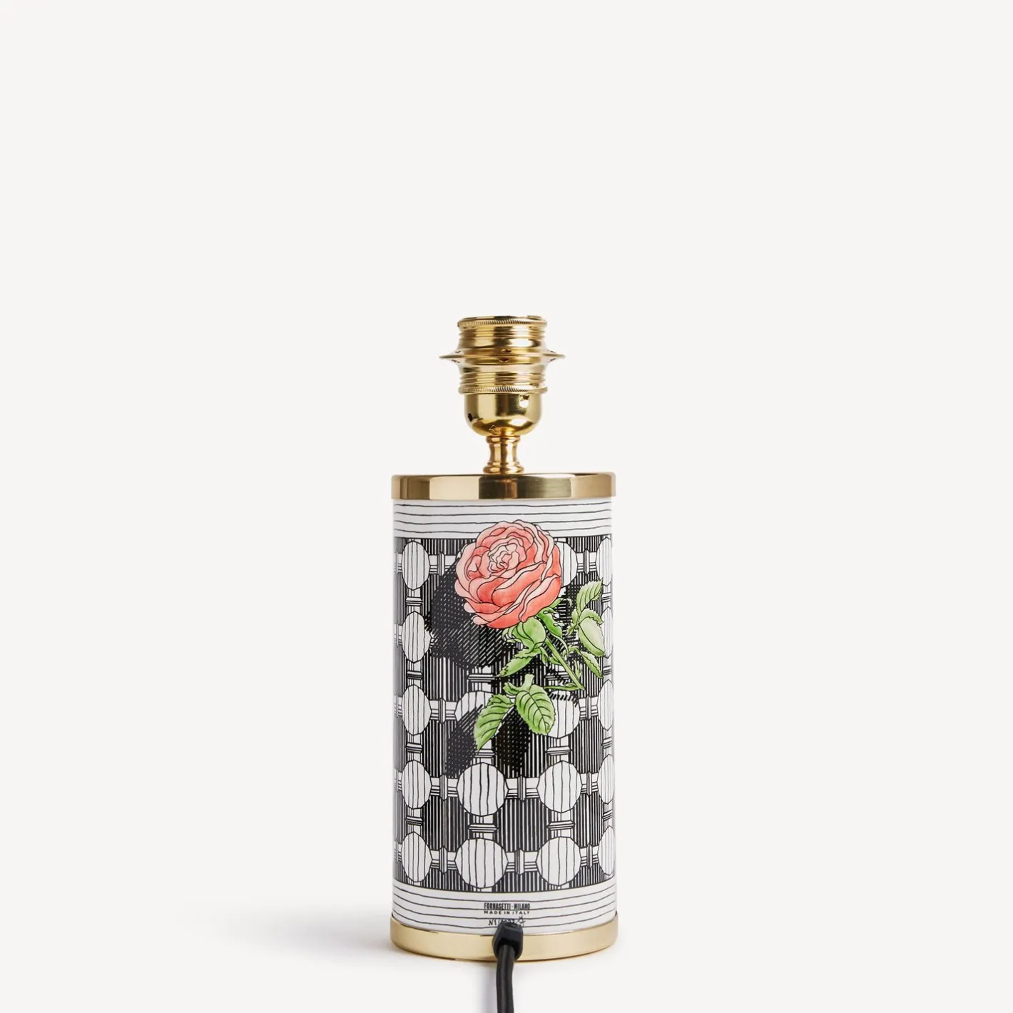 Fornasetti Lampade E Paralumi^Lampada Piccola Musciarabia Con Rose Multicolore