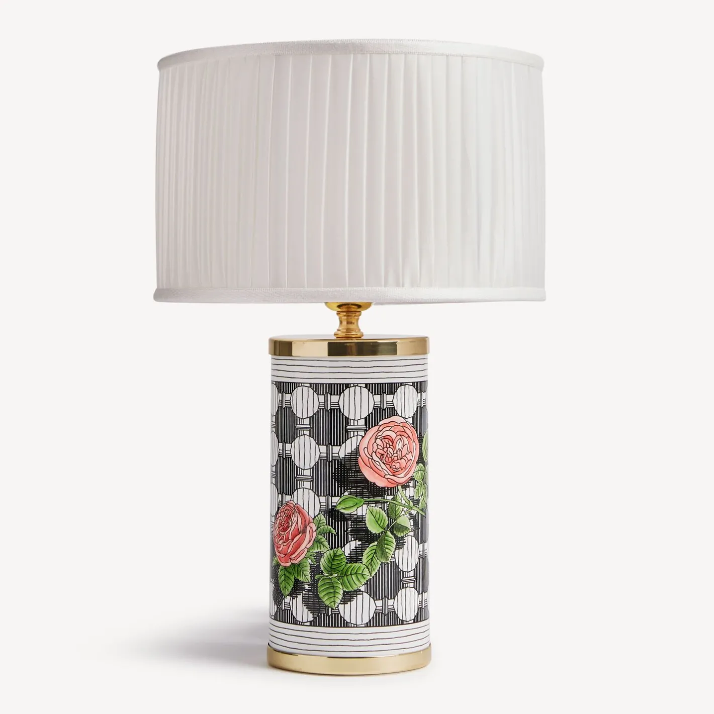 Fornasetti Lampade E Paralumi^Lampada Piccola Musciarabia Con Rose Multicolore