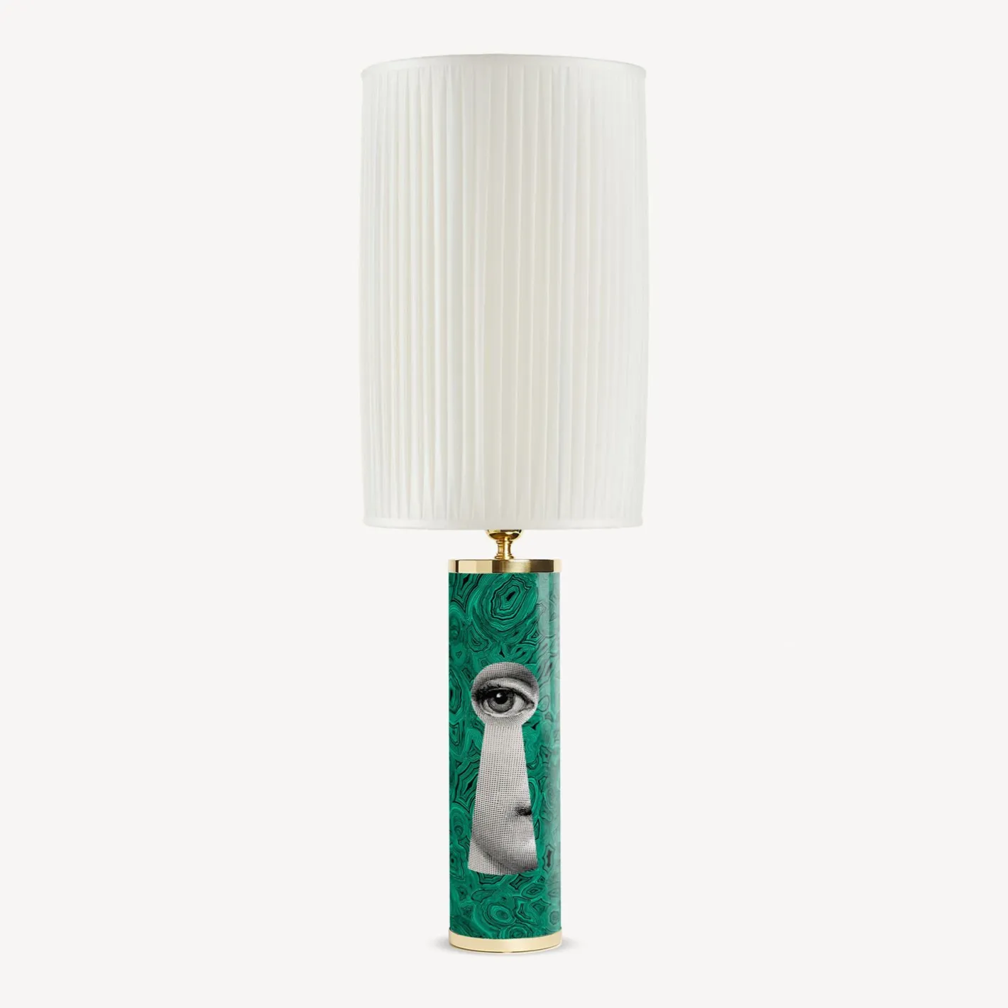 Fornasetti Lampade E Paralumi^Lampada Serratura Su Malachite Verde/Bianco/Nero