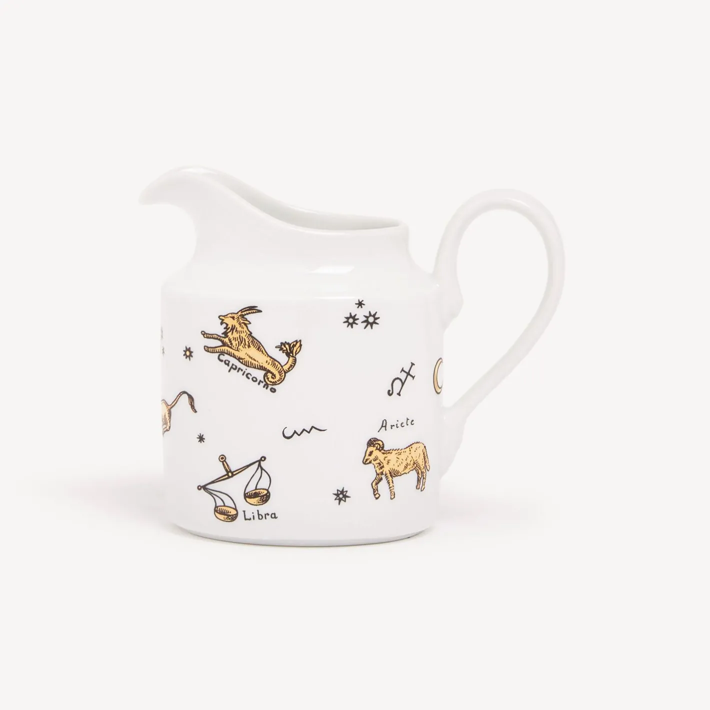 Fornasetti Set Da Te E Caffe^Lattiera Astronomici Bianco/Nero/Oro