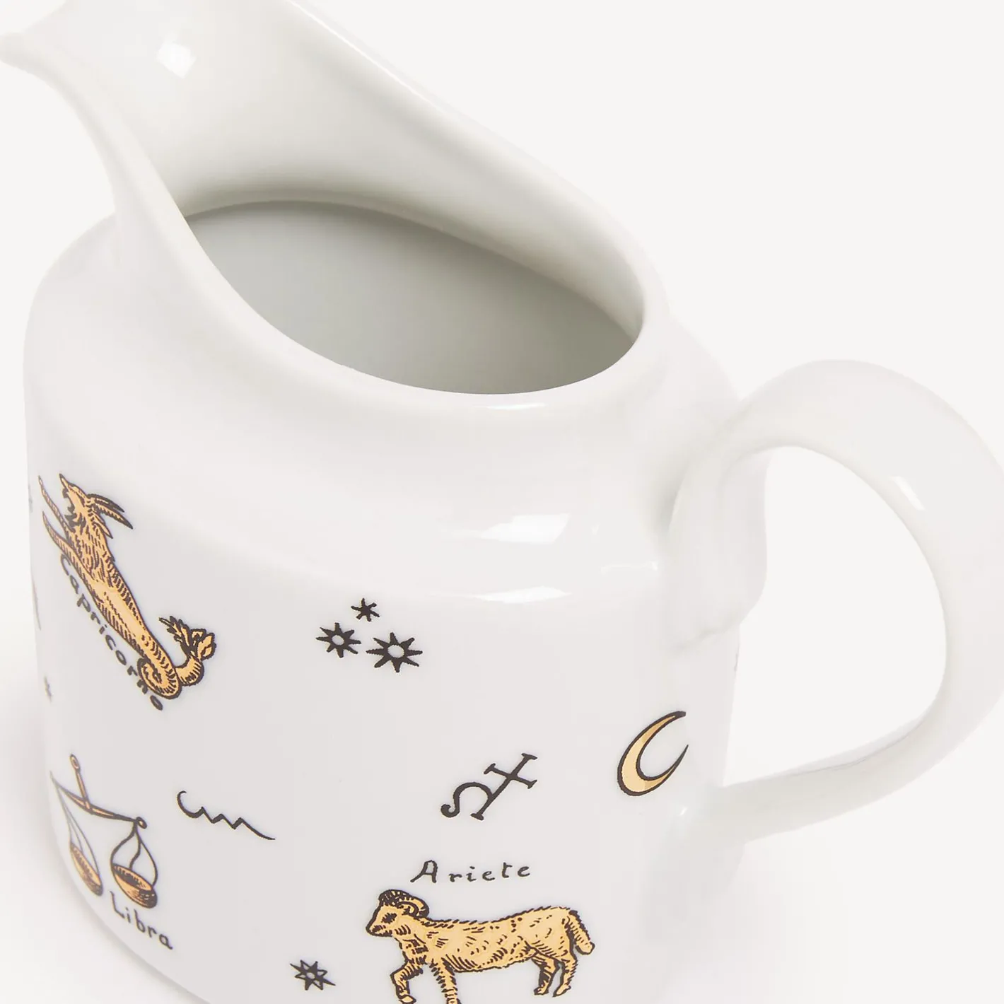 Fornasetti Set Da Te E Caffe^Lattiera Astronomici Bianco/Nero/Oro