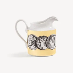 Fornasetti Set Da Te E Caffe^Lattiera Cammei Bianco/Nero/Oro