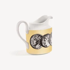 Fornasetti Set Da Te E Caffe^Lattiera Cammei Bianco/Nero/Oro