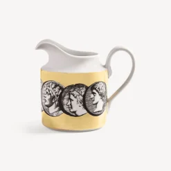 Fornasetti Set Da Te E Caffe^Lattiera Cammei Bianco/Nero/Oro