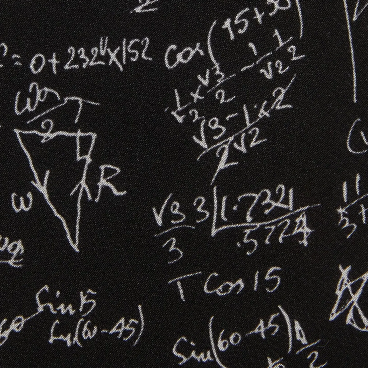 Fornasetti Cravatte^Lega Alta Matematica Nero
