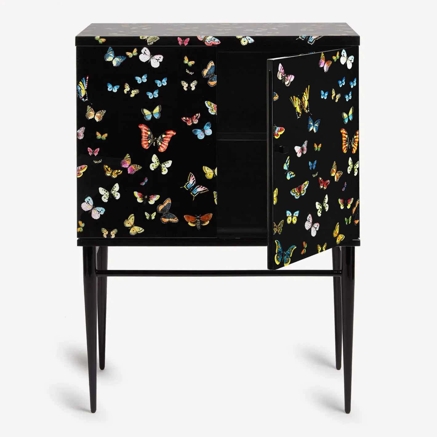 Fornasetti Armadietti^Madia Piccola Rialzata Farfalle Multicolore