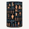 Fornasetti Armadi Curvi^Mobile Bar Curvo Poliedrico Vasi Multicolore