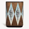 Fornasetti Armadi Curvi^Mobile Curvo Cuspide Celeste Multicolore