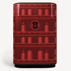 Fornasetti Armadi Curvi^Mobile Curvo Facciata Quattrocentesca Rosso Nero