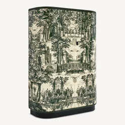 Fornasetti Armadi Curvi^Mobile Curvo Giardino Settecentesco Avorio/Verde