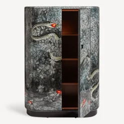 Fornasetti Armadi Curvi^Mobile Curvo Peccato Originale Multicolore