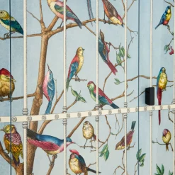 Fornasetti Armadi Curvi^Mobile Curvo Uccelli Multicolore