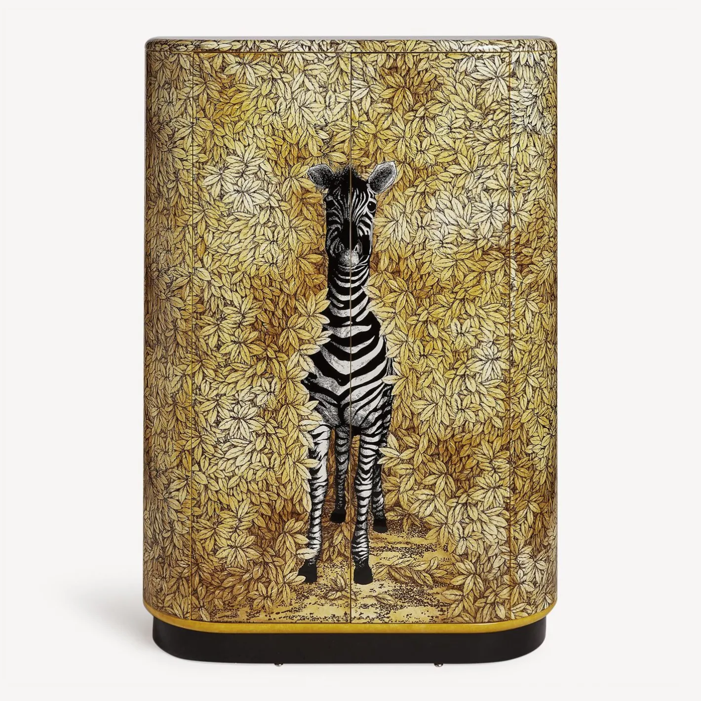 Fornasetti Armadi Curvi^Mobiletto Curvo Zebra Multicolore