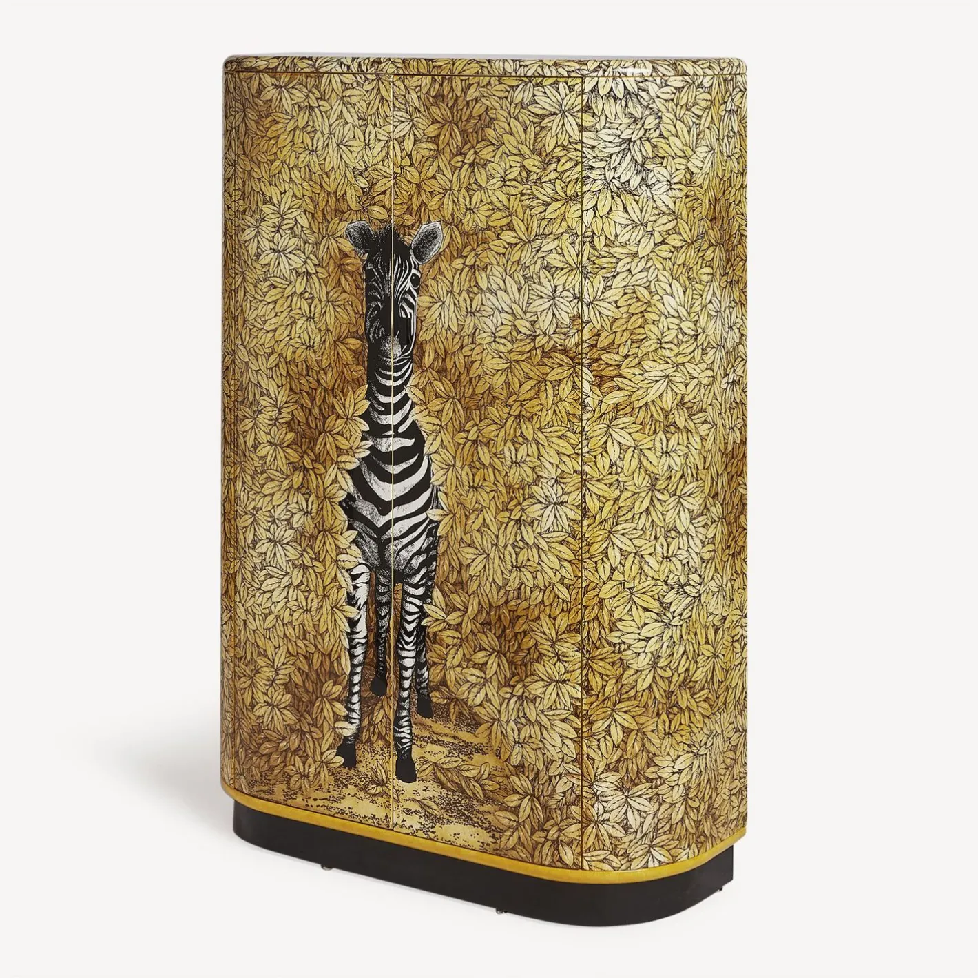 Fornasetti Armadi Curvi^Mobiletto Curvo Zebra Multicolore